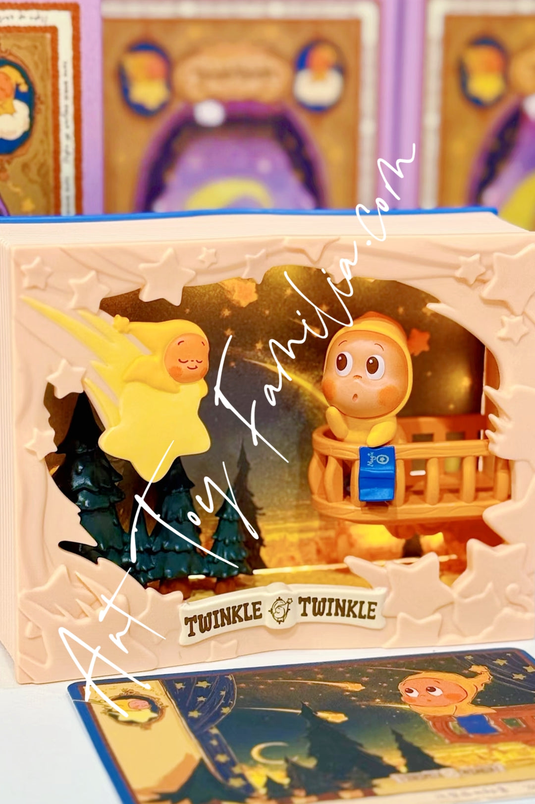 Popmart Twinkle Twinkle Light Up Series Scene Sets The Falling Stars' Riddle	