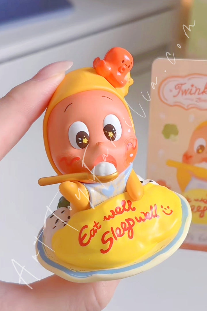 Popmart Twinkle Twinkle Live The Ordinary Series Figures Eat Well Sleep Well
