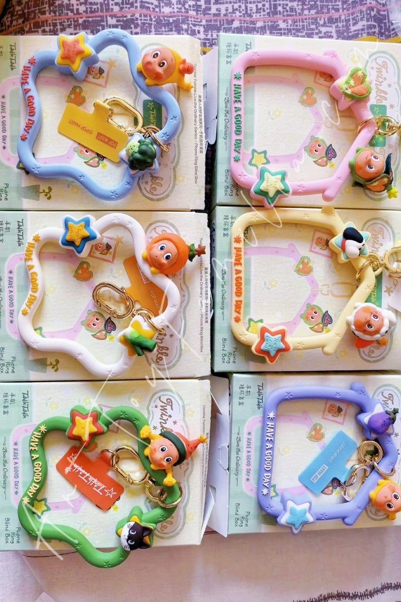 Popmart Twinkle Twinkle Live the Ordinary Series Phone Ring Blind Box Sealed Full Set