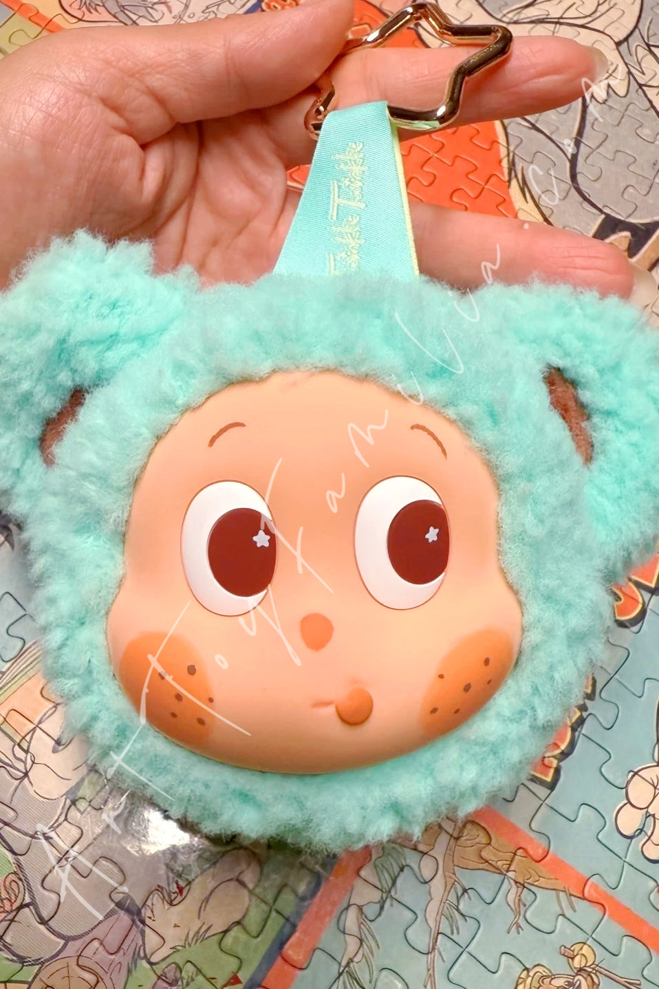 Popmart Twinkle Twinkle Savor The Moment Series Earphone Case Sea Salt Bear