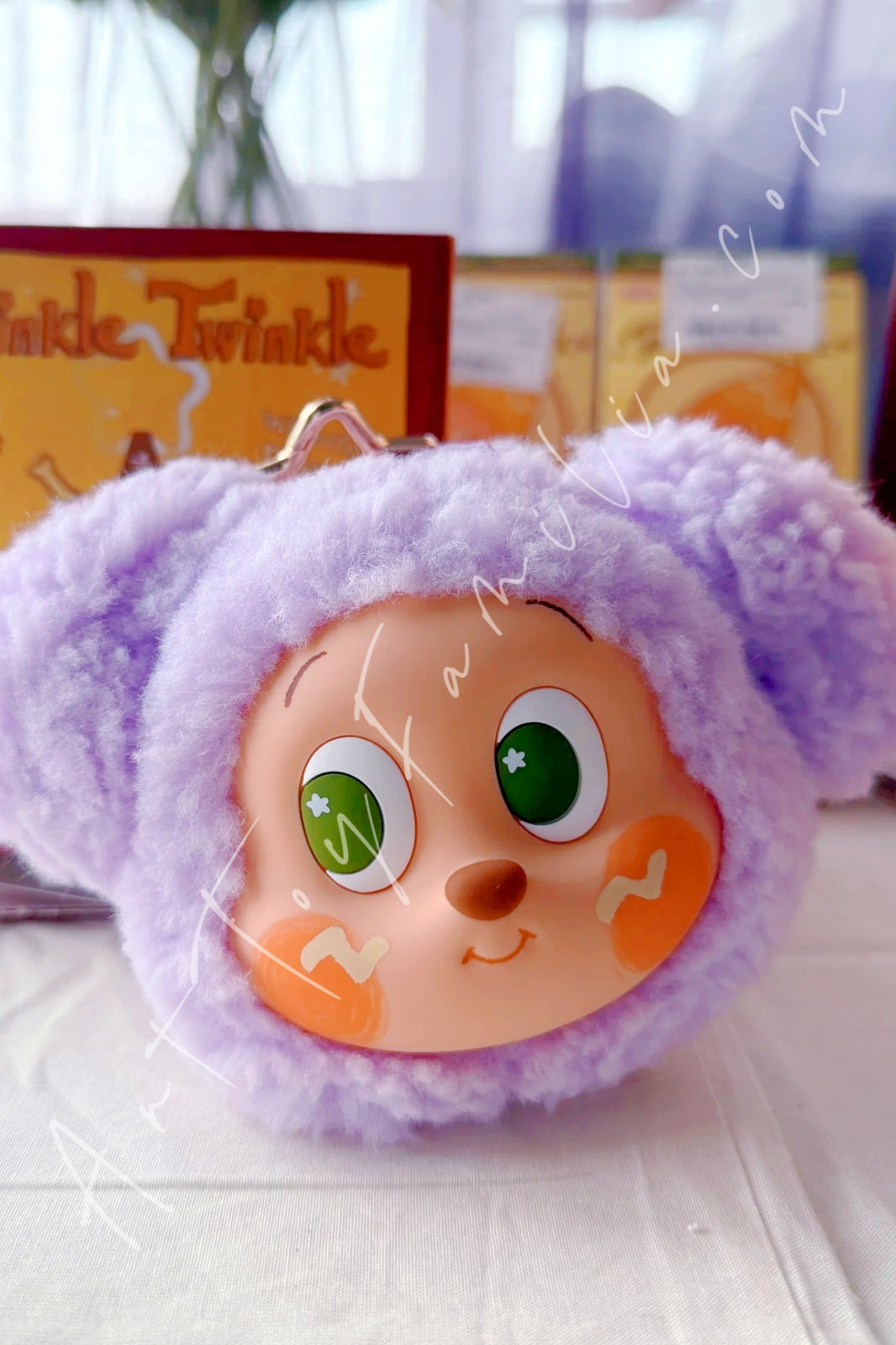 Popmart Twinkle Twinkle Savor The Moment Series Earphone Case Taro Puppy