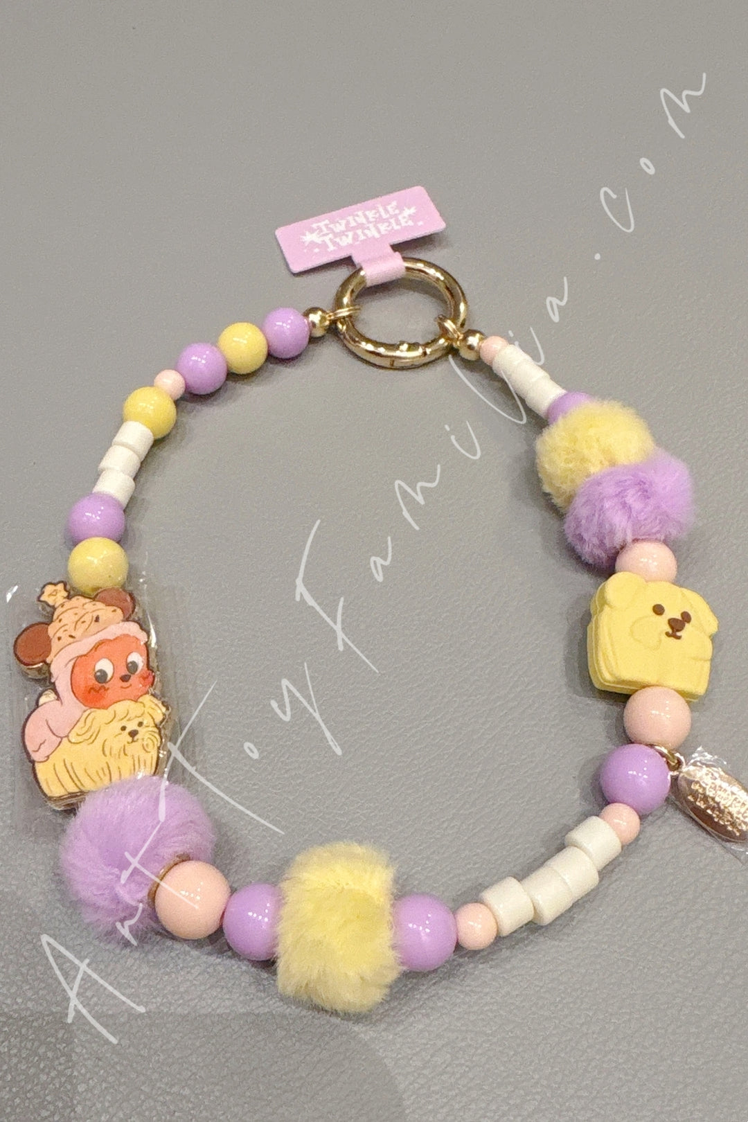 Popmart Twinkle Twinkle Savor The Moment Series Phone Charm Chestnut Cream