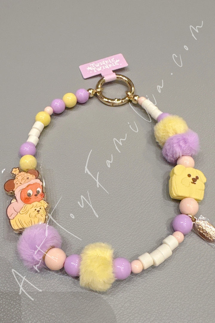 Popmart Twinkle Twinkle Savor The Moment Series Phone Charm Chestnut Cream