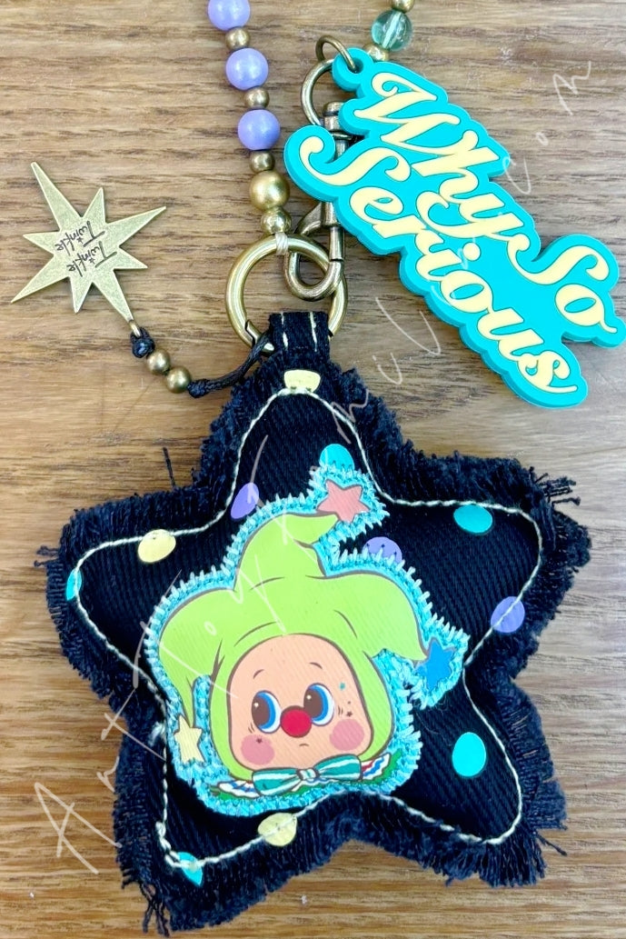 Popmart Why So Serious Series Pendant Chain Bubblegum-Twinkle Twinkle(Secret)