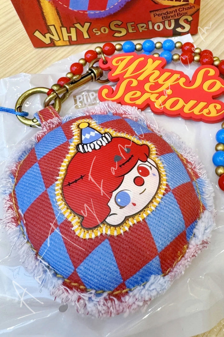 Popmart Why So Serious Series Pendant Chain Flame Clown-Dimoo
