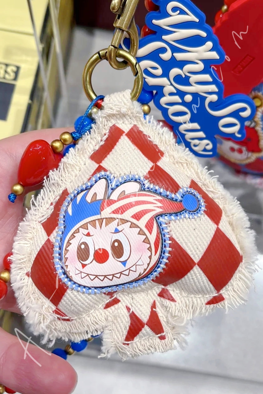 Popmart Why So Serious Series Pendant Chain Juggling Clown-Labubu