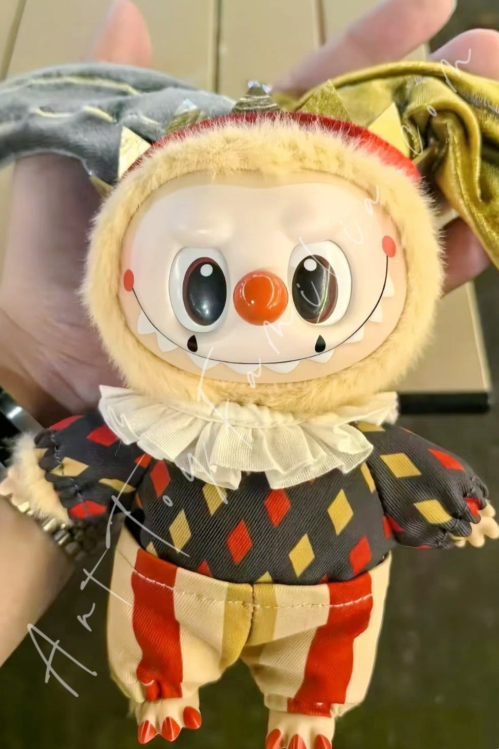 Popmart Why So Serious Series Vinyl Plush Pendant Moonlit Mask-Labubu(Secret)
