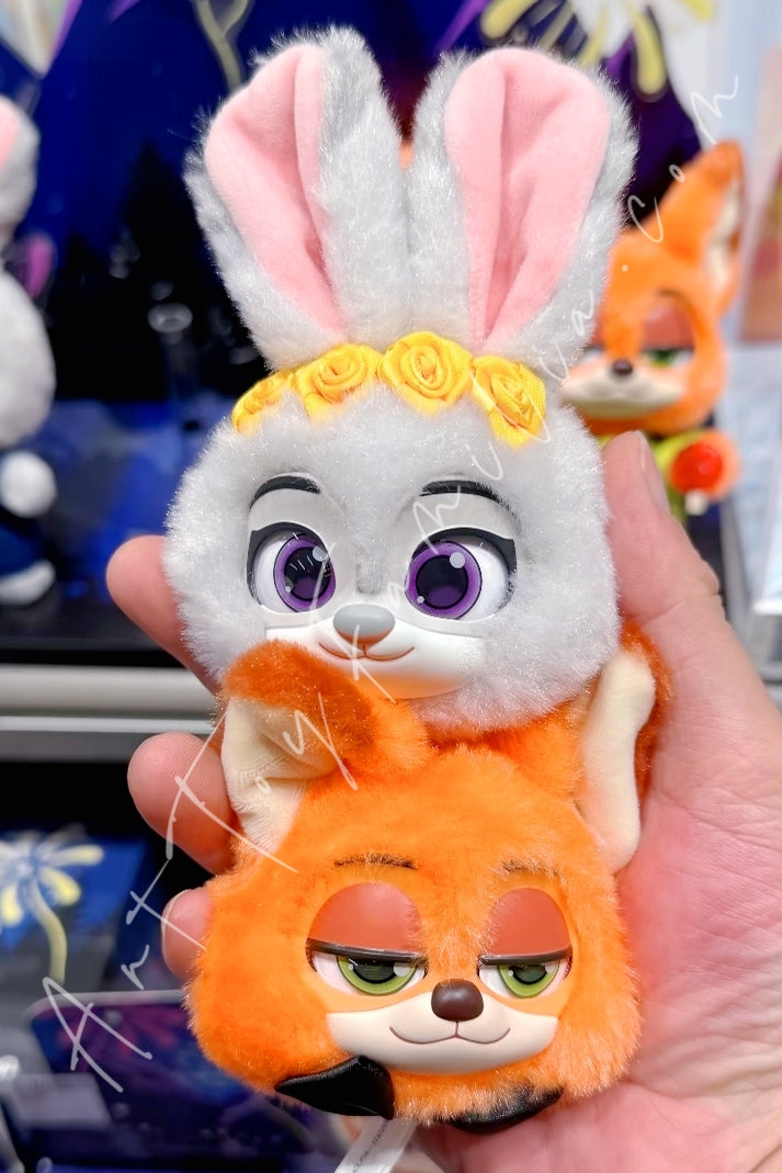 Popmart Zootopia Ace Duo Series Plush Pendant The Dynamic Duo(Secret)