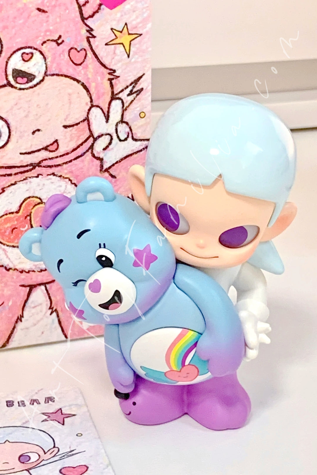 Popmart Zsiga × Care Bears Series Dream Bright Bear