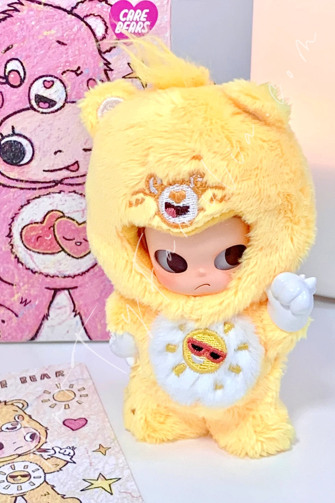 Popmart Zsiga × Care Bears Series Funshine Bear