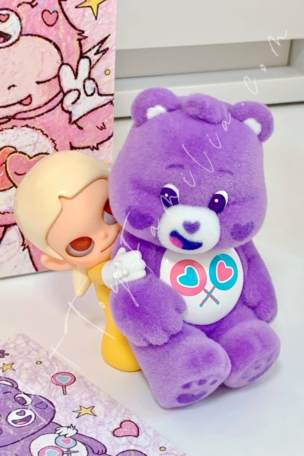 Zsiga x Care Bears ケアベア Love-a-Lot Bear Pop Mart Zsiga x Care