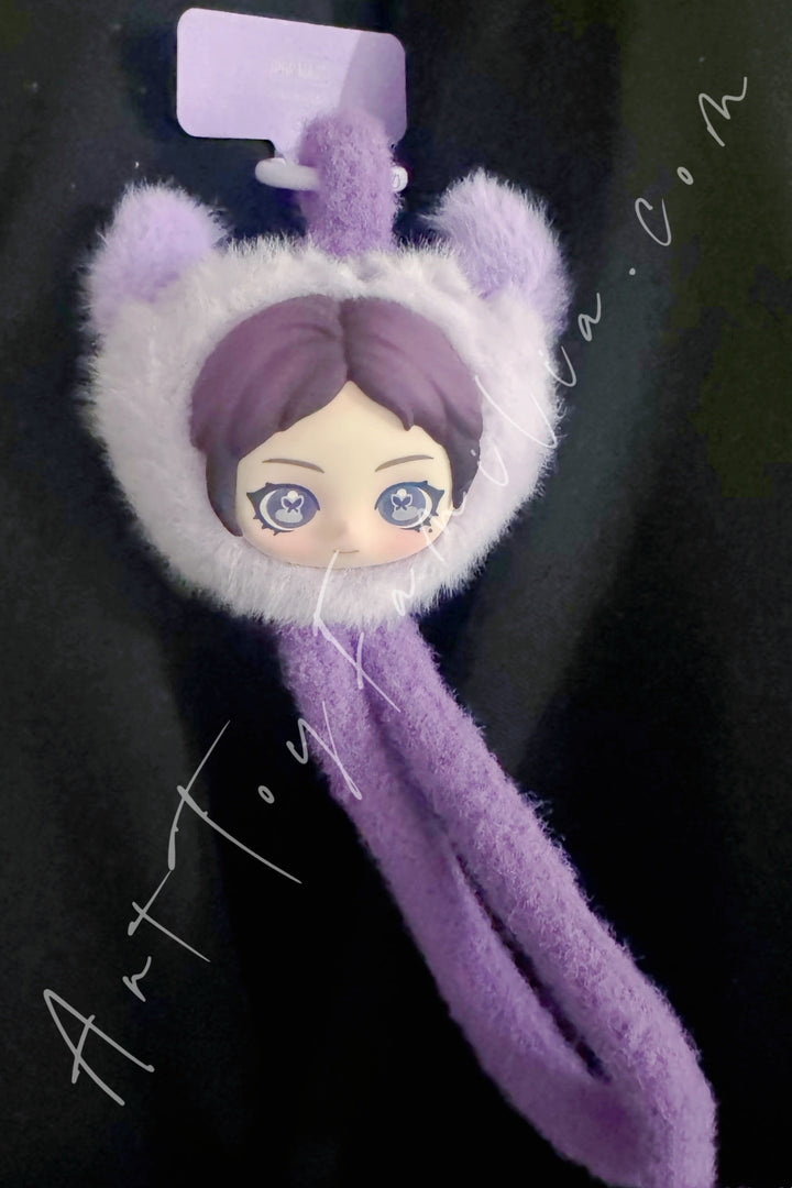 POP MART - aespa Fluffy Club Series Phone Lanyard Fluffy RWE - NINGNING VER.