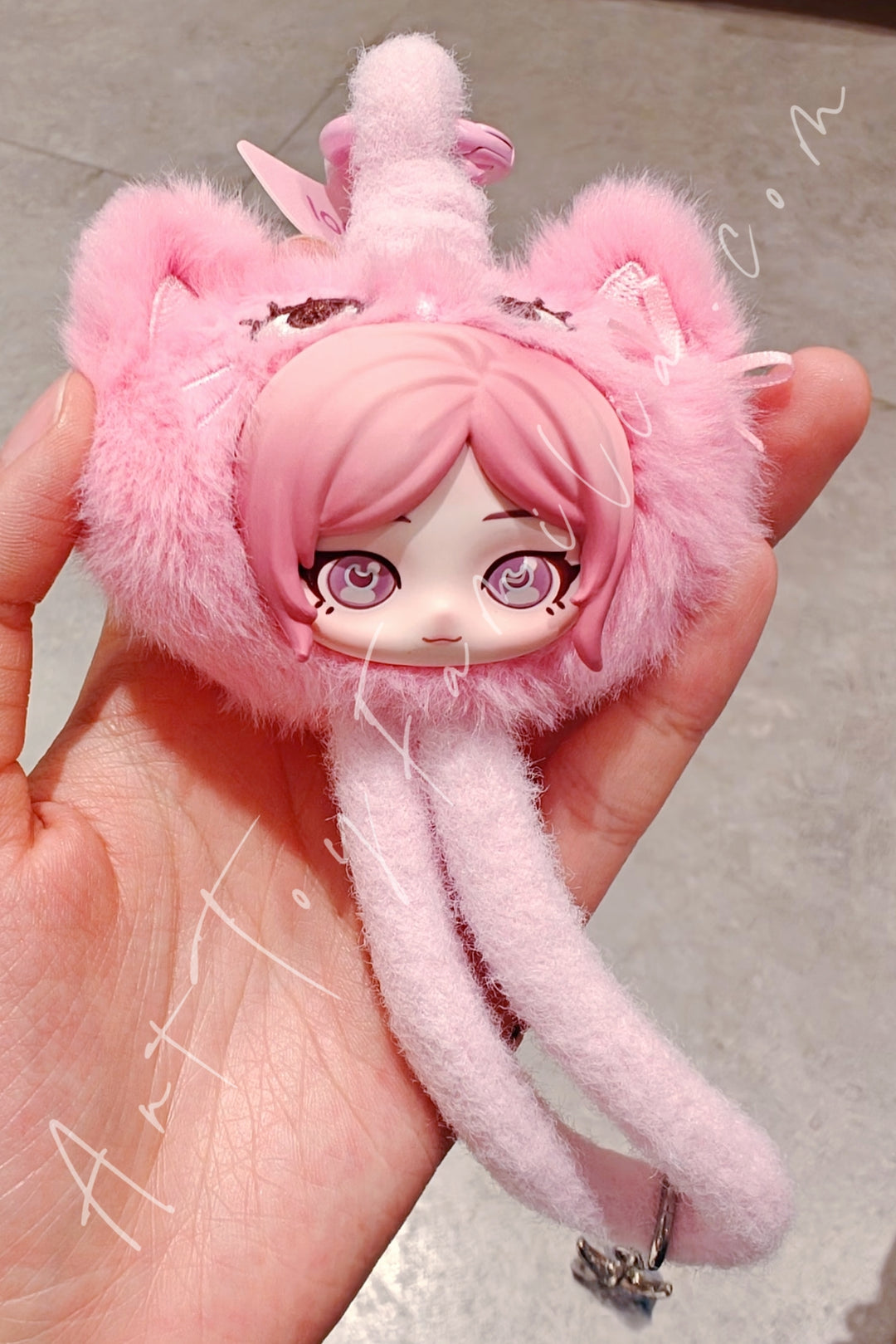 POP MART - aespa Fluffy Club Series Phone Lanyard Jelly GELBULNYANGI - GISELLE VER.(Secret)