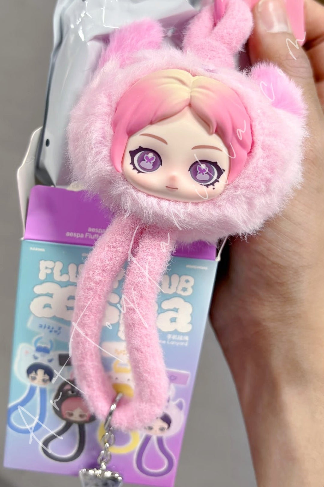 POP MART - aespa Fluffy Club Series Phone Lanyard Jelly RWE - NINGNING VER.(Secret)
