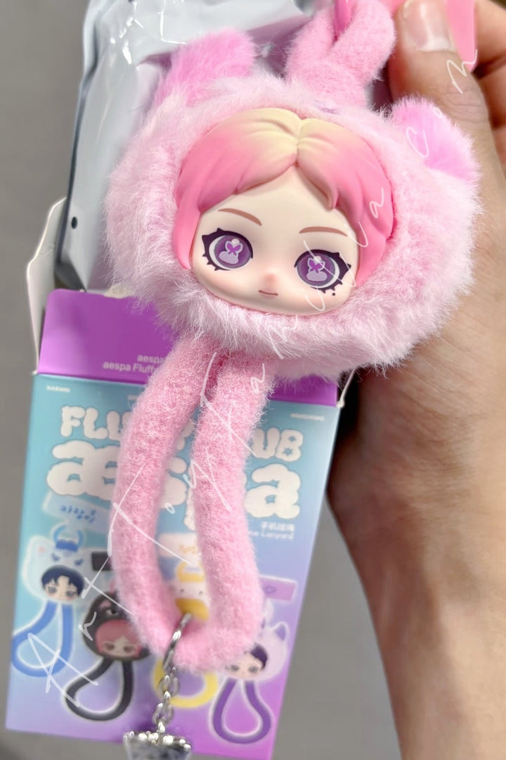 POP MART - aespa Fluffy Club Series Phone Lanyard Jelly RWE - NINGNING VER.(Secret)