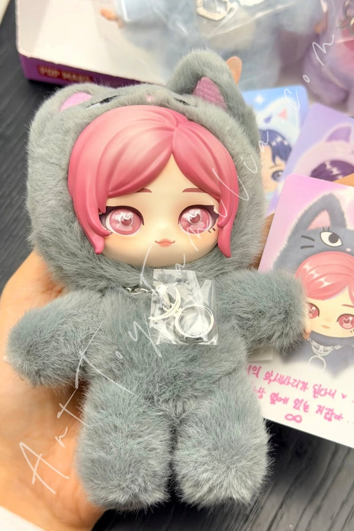 POP MART - aespa Fluffy Club Series Vinyl Plush Doll Pendant Fluffy GELBULNYANGI - GISELLE VER.