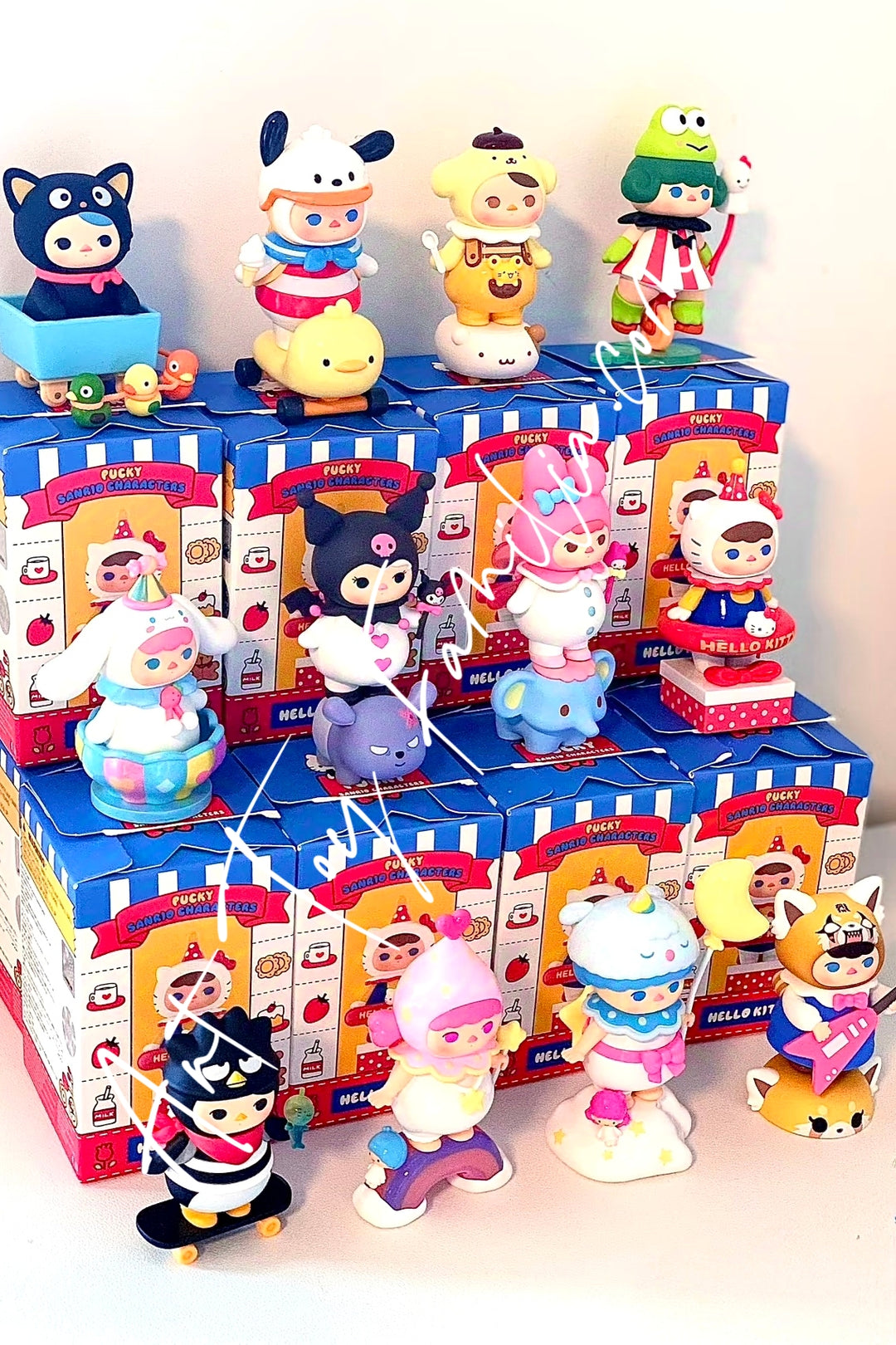 Pucky × Sanrio Characters Series Full Set
