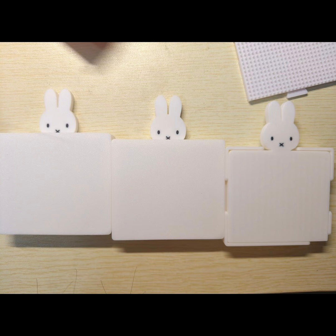 Art Toy Familia - Rabbit Perler Bead Organizer Tray - B009