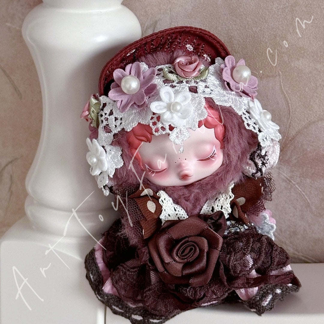 Skullpanda Cloth Flaming Roses Set