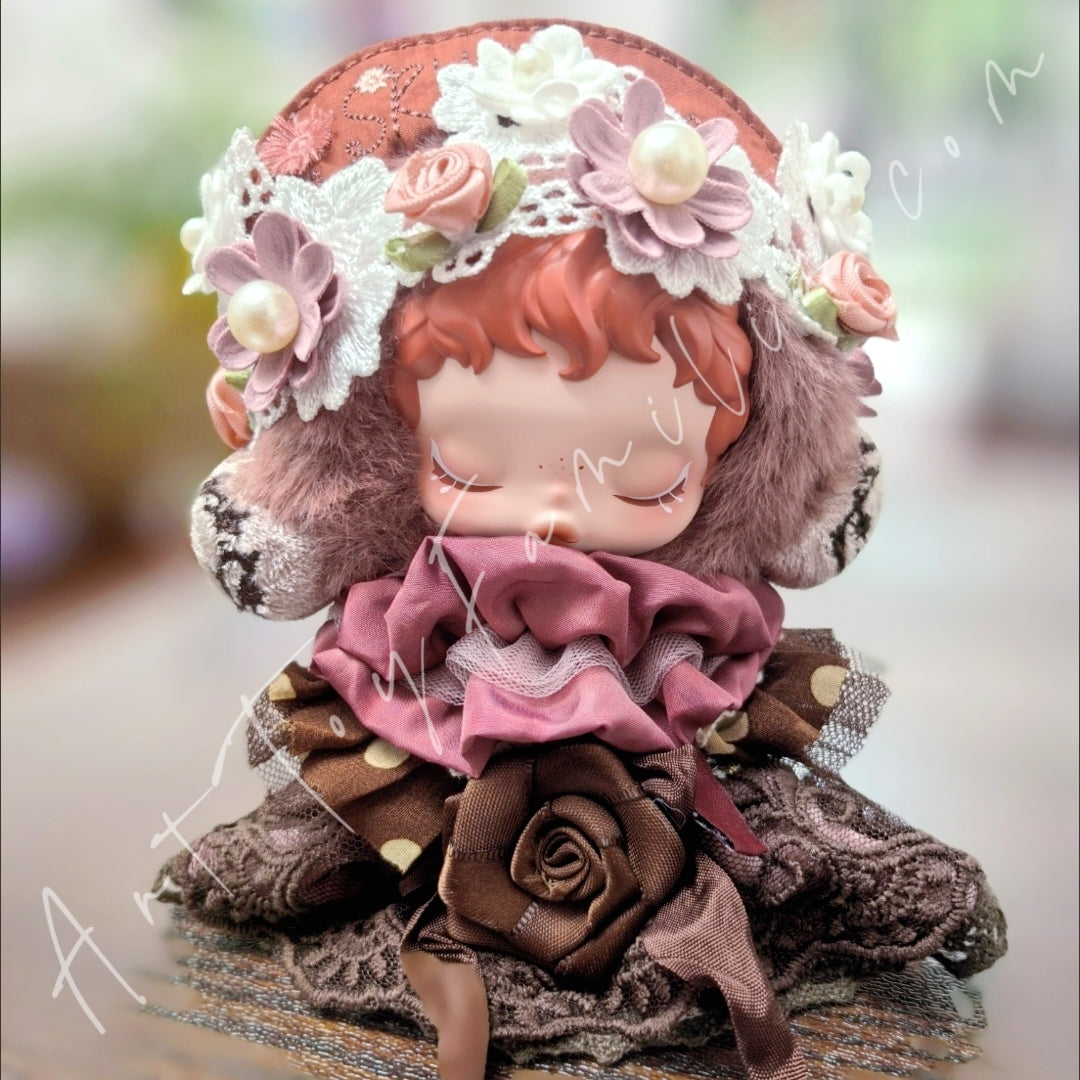 Skullpanda Cloth Flaming Roses Set