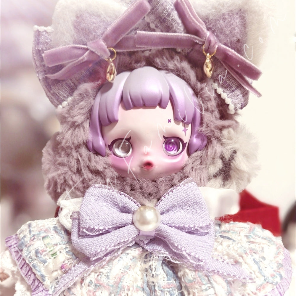 Skullpanda Cloth Lavender Mist Kitten Set