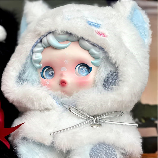 Skullpanda Cloth Magical animal plush cloak Snow Fox