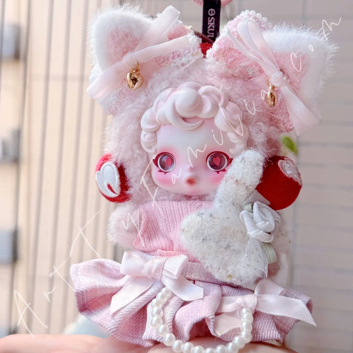 Skullpanda Cloth Peach-Fuzz Kitten Set