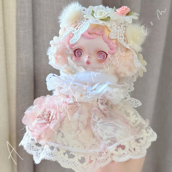 Skullpanda Cloth Pink Snowbloom Set