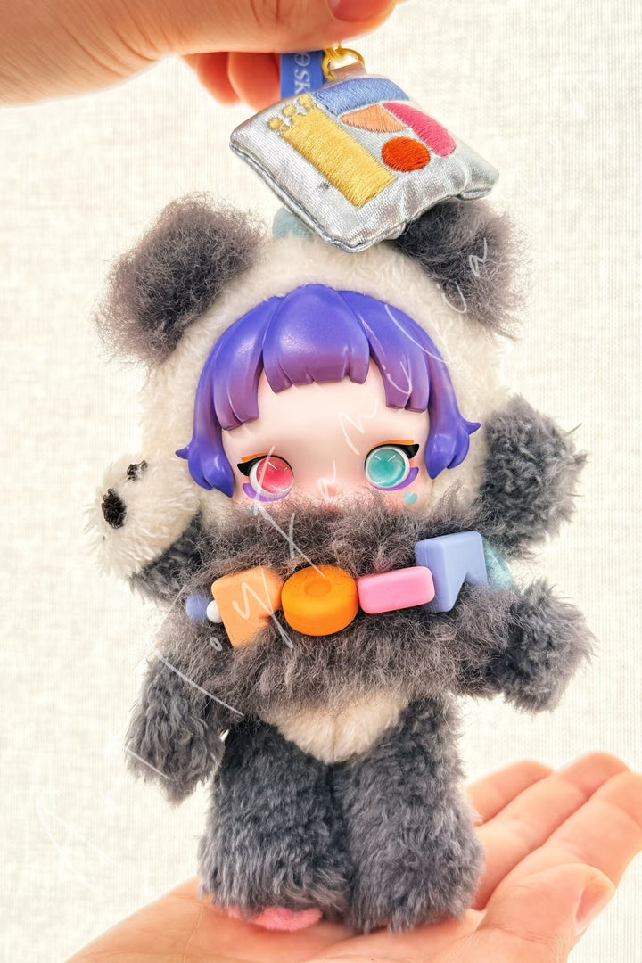 Skullpanda Popmart 15th Anniversary "Keep Real Keep Focus" Doll