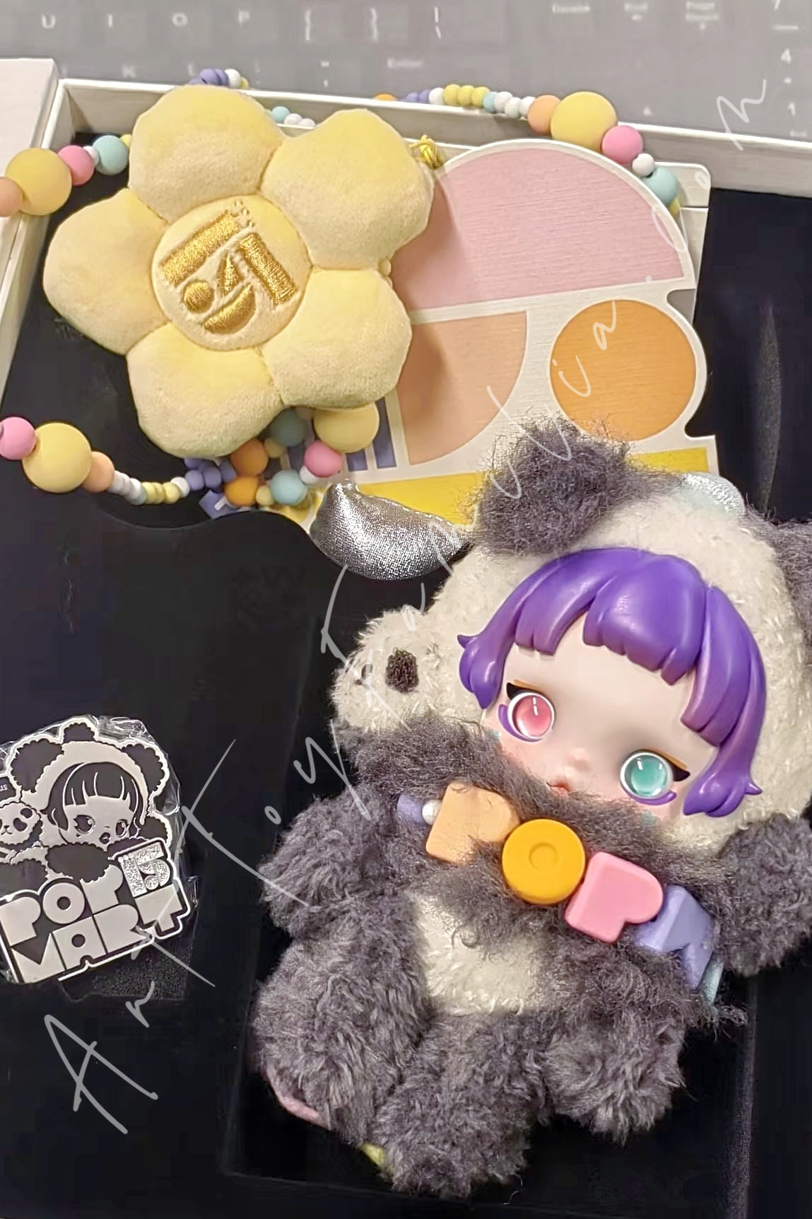 POPMART ギフトボックス15周年SKULLPANDAぬいぐるみ Skullpanda_Popmart_15th_Annive