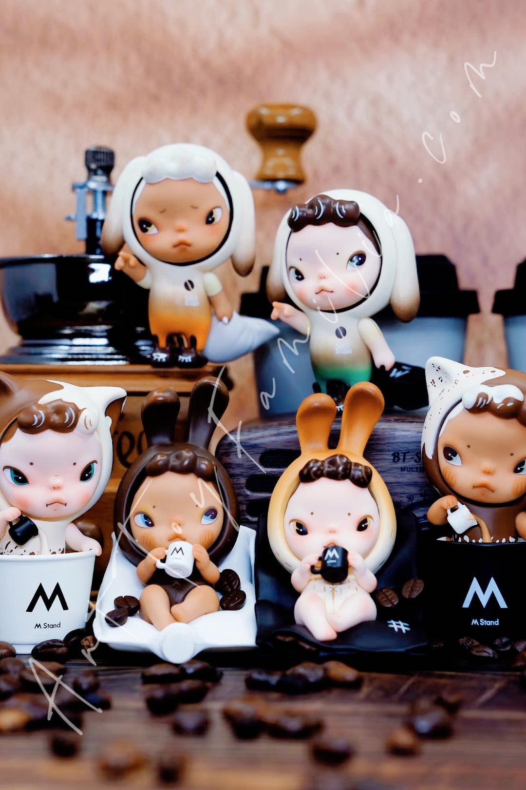 Sooya - SooyaStudio × M Stand Coffee Series - M Stand咖啡系列 6 Confirmed Figures(opened box sealed bag) - 6个确认款