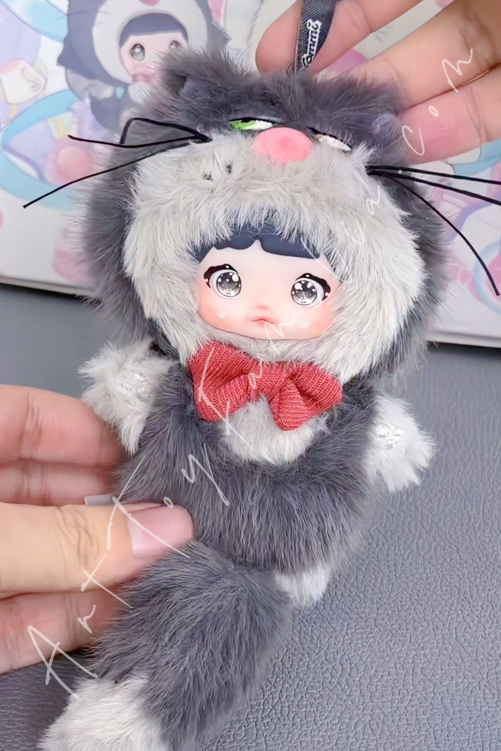Sure Fun Nommi × Disney Dreamy Cat Tales Series Plush Pendant Blind Box Lucifer