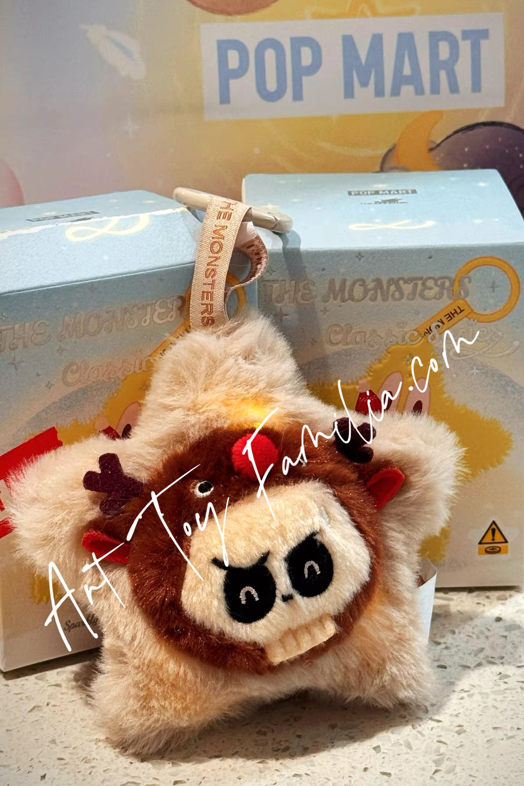 the monsters classic series sparkly plush pendant blind box 经典系列闪闪毛绒挂件 YAYA