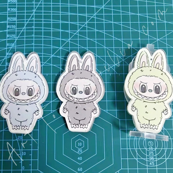 Art Toy Familia - The Monsters Blindbox Card DIY Fridge Magnet Kit V1 - 142 Mix Ver.(2 Fridge Magnet+1 Stand Ver.) - 冰箱贴(2个)+立牌(1个) Kit Only Not Blindbox Card