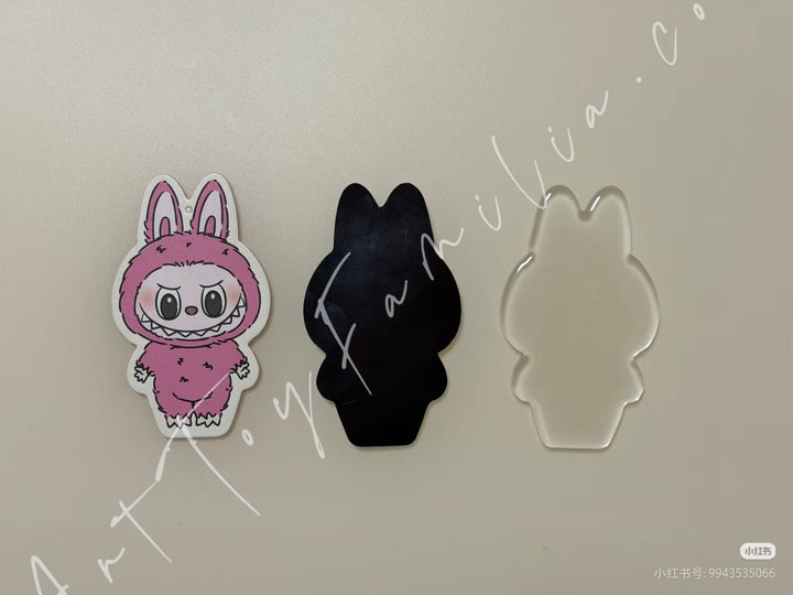 Art Toy Familia - The Monsters Blindbox Card DIY Fridge Magnet Kit V1 - 142 Stand Ver.(3 pieces) - 立牌款(3个) Kit Only Not Blindbox Card