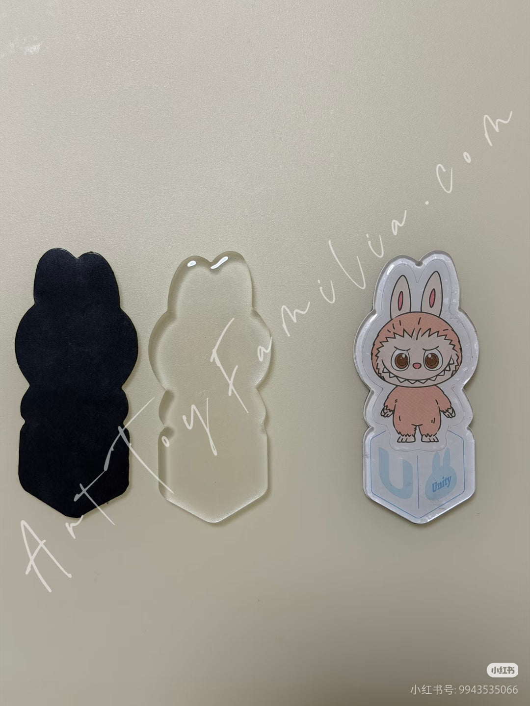 Art Toy Familia - The Monsters Blindbox Card DIY Fridge Magnet Kit V4 - 141 Style Card Ver.(3 pieces) - 整体款(3个) Kit Only Not Blindbox Card