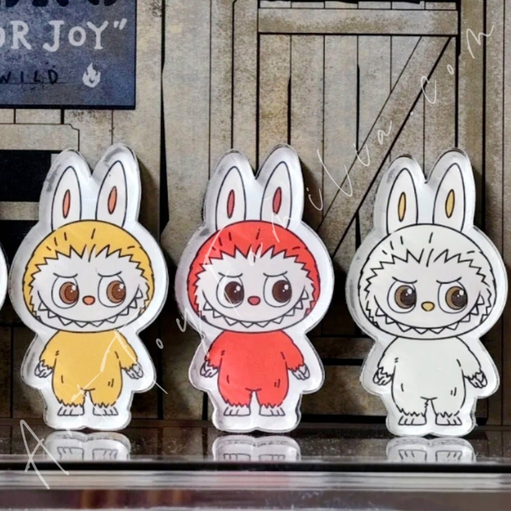 Art Toy Familia - The Monsters Blindbox Card DIY Fridge Magnet Kit V4 - 141 Labubu Only Ver.(3 pieces) - 仅Labubu款(3个) Kit Only Not Blindbox Card