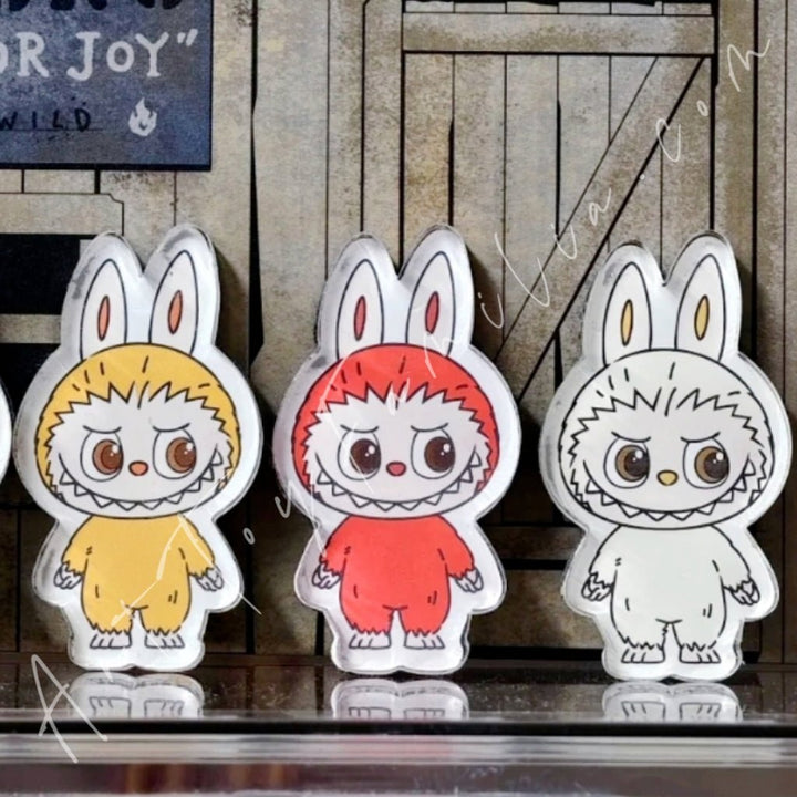 Art Toy Familia - The Monsters Blindbox Card DIY Fridge Magnet Kit V4 - 141 Labubu Only Ver.(3 pieces) - 仅Labubu款(3个) Kit Only Not Blindbox Card