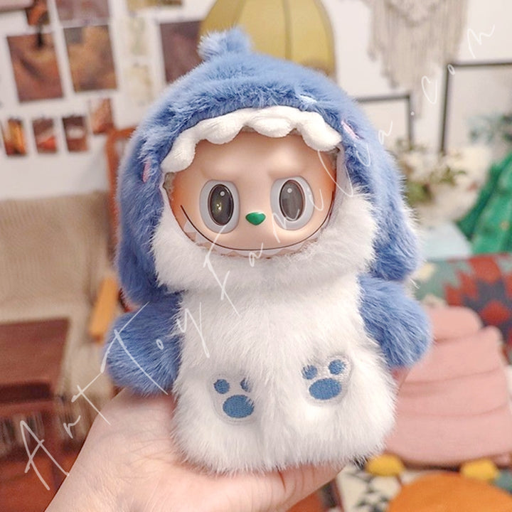 The Monsters Cloth Baby Blue Shark Plush Suit