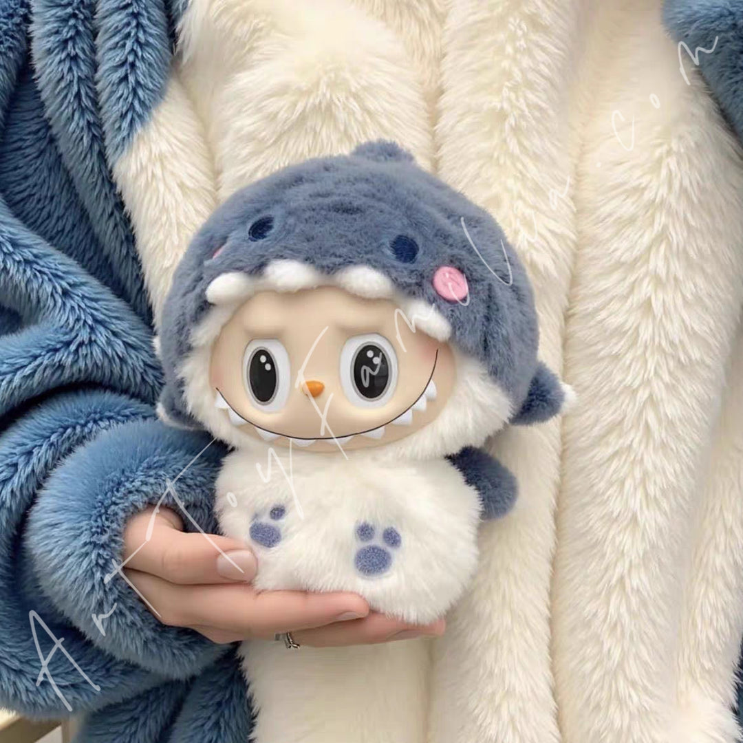 The Monsters Cloth Baby Blue Shark Plush Suit