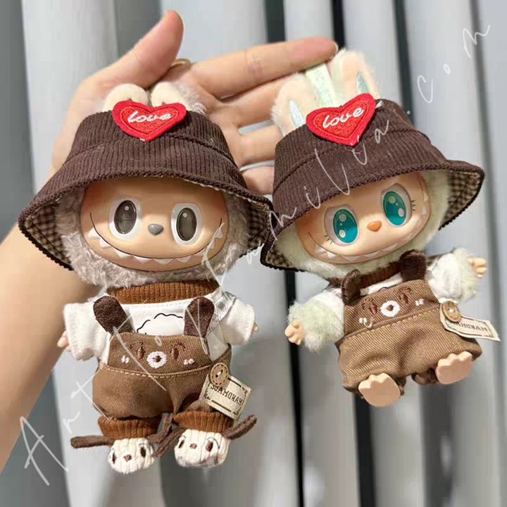 The Monsters Cloth Puppy Playtime Overalls Set