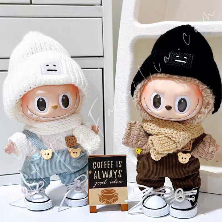 The Monsters Cloth Sporty Bear Overalls Set