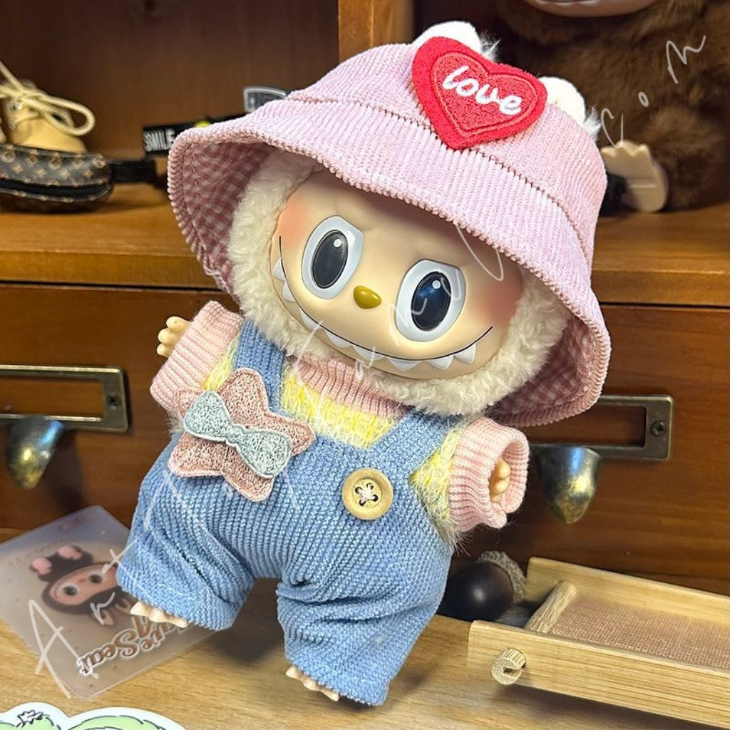 The Monsters Cloth Springtime Macaron Overalls Set