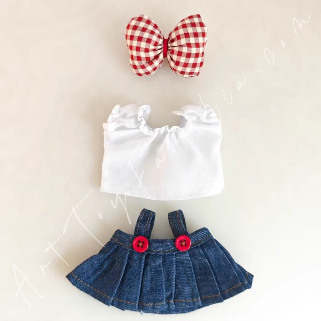 The Monsters Cloth Sweet Schoolgirl Charm Set