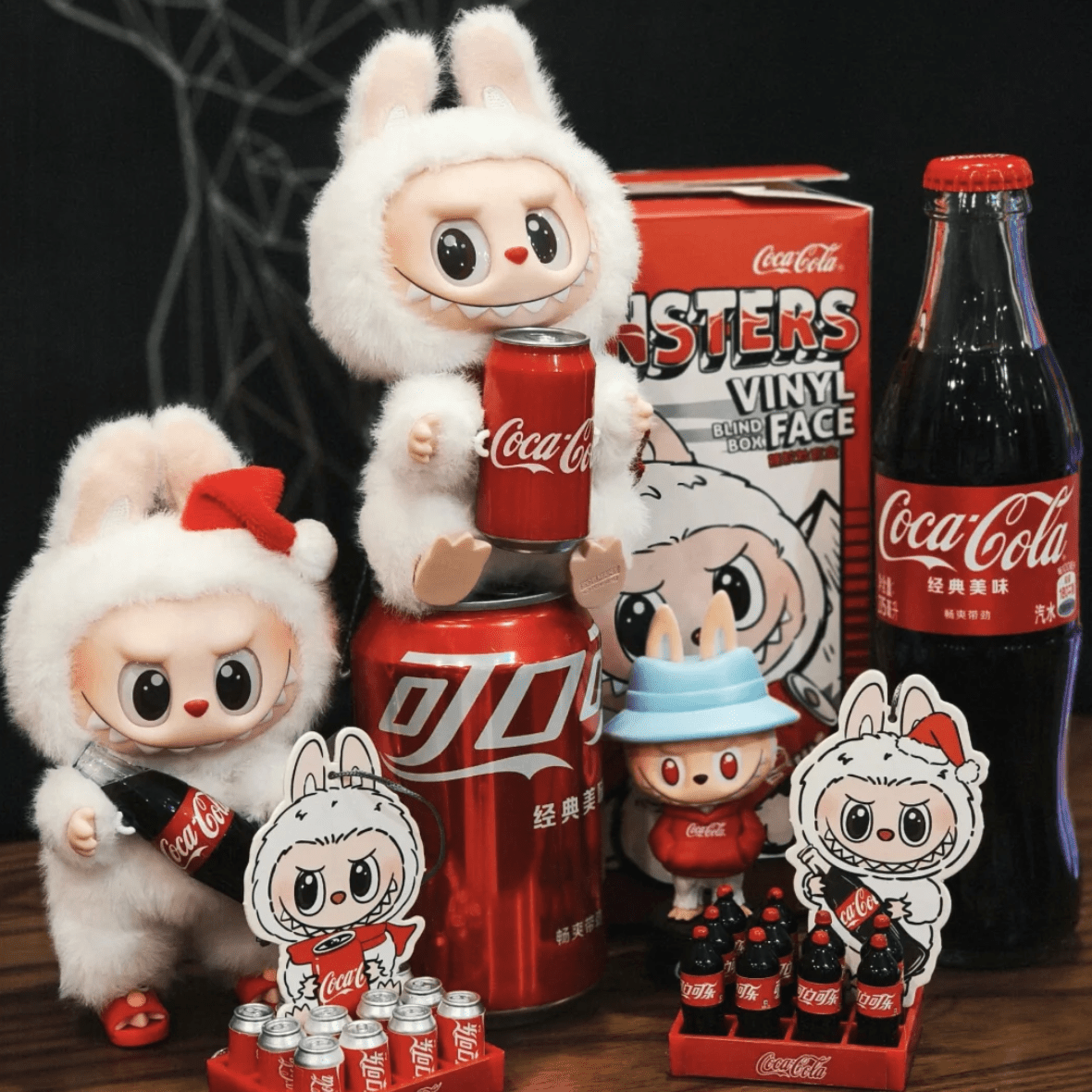 POP MART - The Monsters Labubu COCA COLA Series Vinyl Face Blind Box - 可口可乐系列搪胶盲盒 Surprise Shake - 惊喜特摇