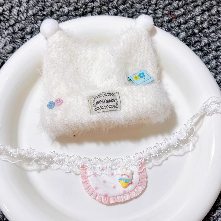 The Monsters Labubu Cloth Baby Lullaby Dreamland Set White