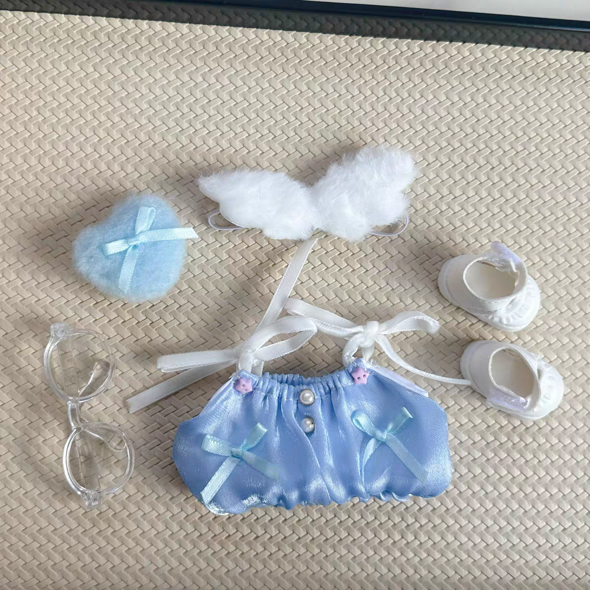 The Monsters Labubu Cloth Candy Angel Dream Set Blue