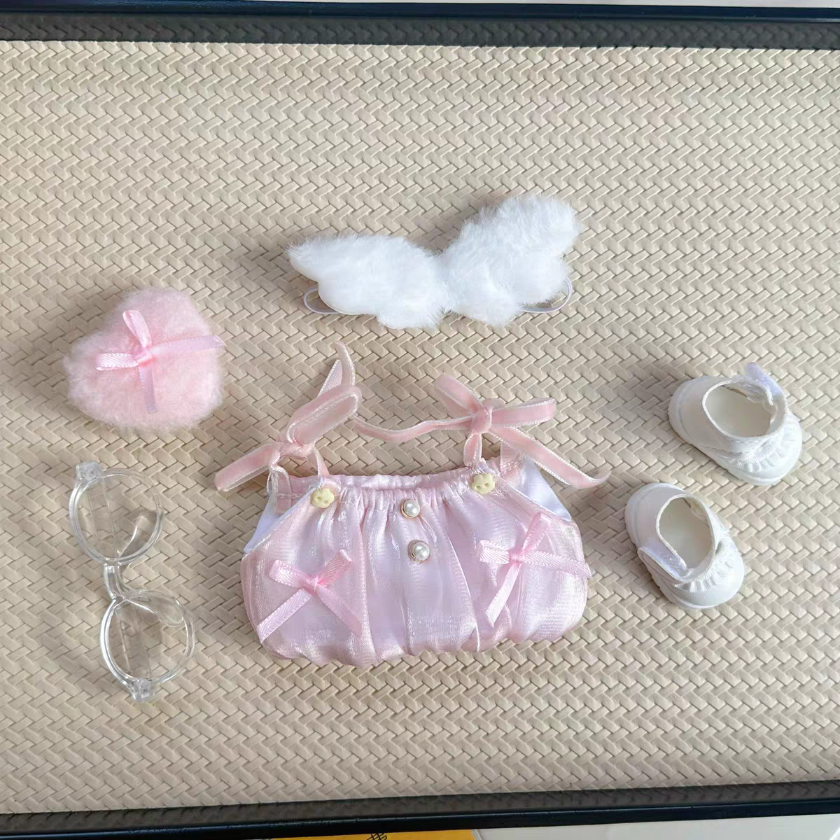 The Monsters Labubu Cloth Candy Angel Dream Set Pink