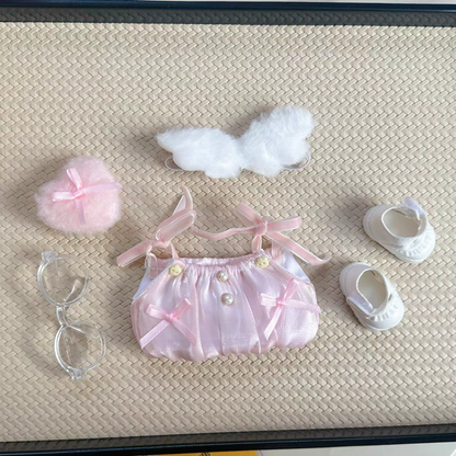 The Monsters Labubu Cloth Candy Angel Dream Set Pink