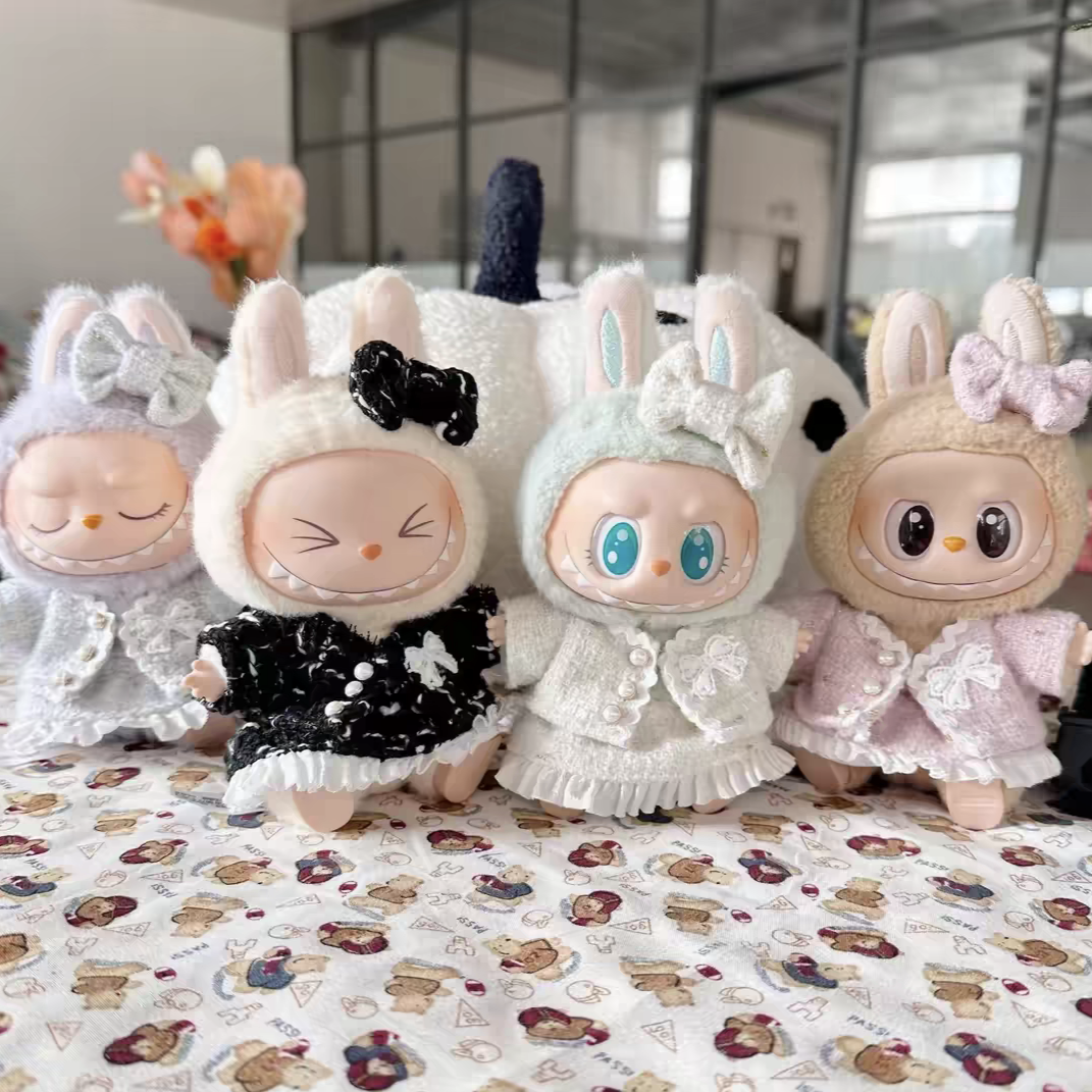 The Monsters Labubu Cloth Chic Tweed Doll Ensemble